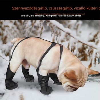 Vízálló kutyacipő, csúszásmentes, minden évszakra, dekoratív kutyáknak