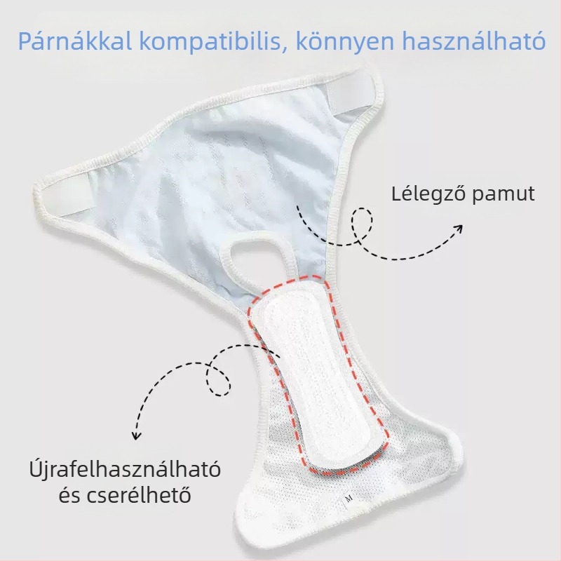 Kutyák menstruációs nadrágja nőstényeknek – higiénikus betét és védő nadrág