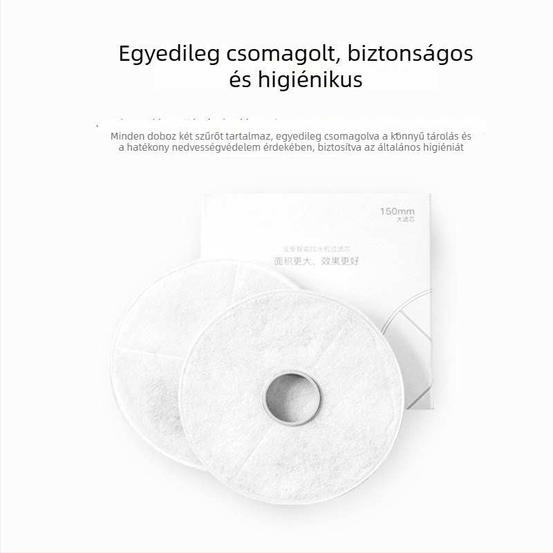 Intelligens állatvíz adagolóhoz aktív szén szűrőbetét – cserélhető szűrő az automata vízadagolóhoz (macska és kutya) – 2 db