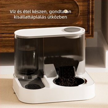 Macska automata etető- és itató – minden egyben a vízhez és az ételhez