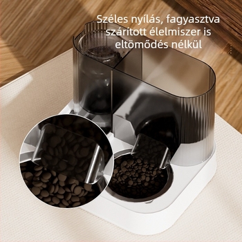 Macska automata etető- és itató – minden egyben a vízhez és az ételhez