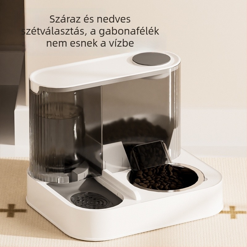 Macska automata etető- és itató – minden egyben a vízhez és az ételhez