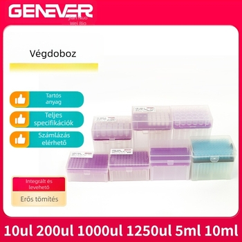 Jianuo pipetta tipp doboz 10uL, 200uL, 5mL és 10mL pipettákhoz, üres doboz