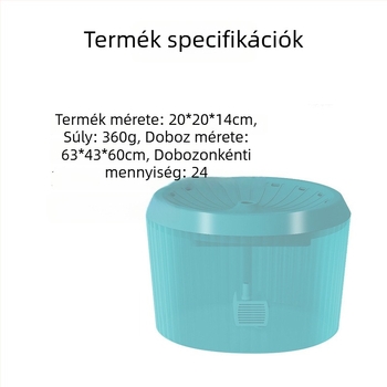 Új háziállat-ivóvíz adagoló szivárgásmentes áramlással, automatikus keringéssel és szűréssel macskáknak és kutyáknak