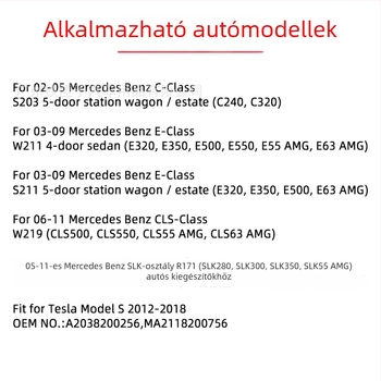 Tesla Model S LED rendszámfény, 12V, 3W, 6500K, 2835 LED, PC ház