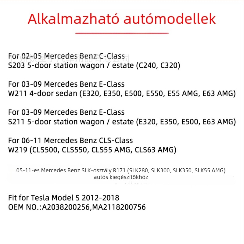 Tesla Model S LED rendszámfény, 12V, 3W, 6500K, 2835 LED, PC ház