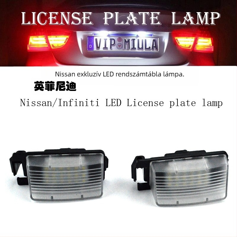 LED rendszámtábla világítás Nissan és Infiniti számára