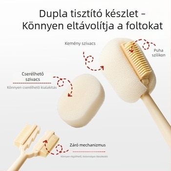 Hosszú nyelű pohártisztító kefék – üveg- és szívószál tisztítóval, poharak tisztításához