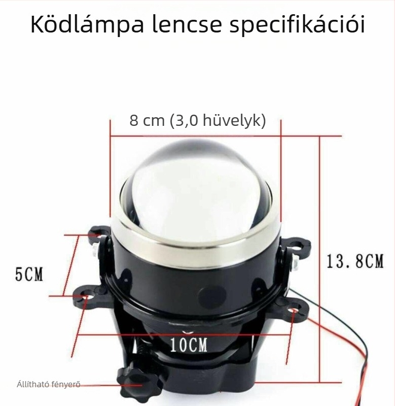 Toyota HID ködlámpa lencséje – kettős lencsés összeszerelés Prado, Reiz, Corolla számára