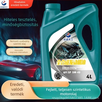 Teljesen szintetikus motorolaj SN/SL osztály, 5W-30/40, 4L