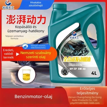 Teljesen szintetikus motorolaj SN/SL osztály, 5W-30/40, 4L