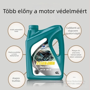 Teljesen szintetikus motorolaj SN/SL osztály, 5W-30/40, 4L