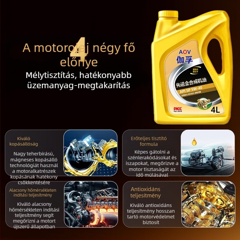 Gaff Gold fejlett teljesen szintetikus motorolaj 5W-30, minden évszakra, 4L