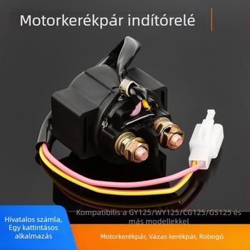 Guangyang 125 indító relé, 12V, robogók és motorkerékpárok számára, teljes réz relé