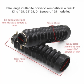 GS125 első teleszkóp porvédő HJ125KQS/GSX150