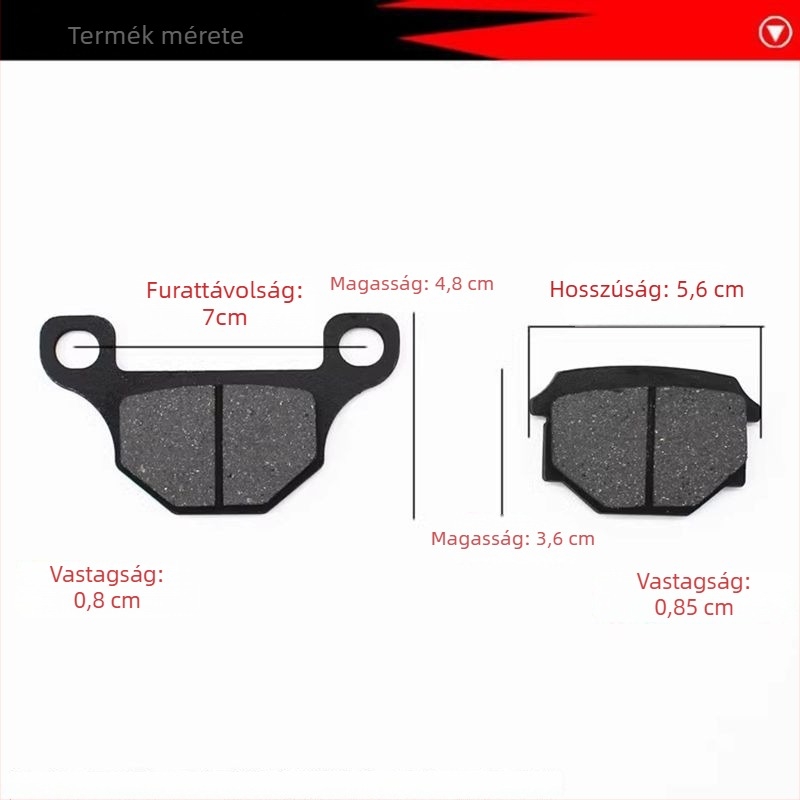 Mojielong GS125 tárcsafékbetétek elöl és hátul (HJ125-8)