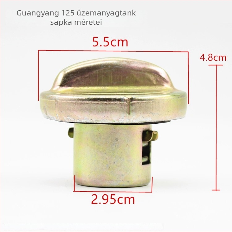 Háromkerekű motorkerékpár üzemanyag-tankfedél zárja, kompatibil AX100, Jinbiao WY125, Guangyang CBT, Dayang, Qiaoge, Lingying, JH70 modellekkel