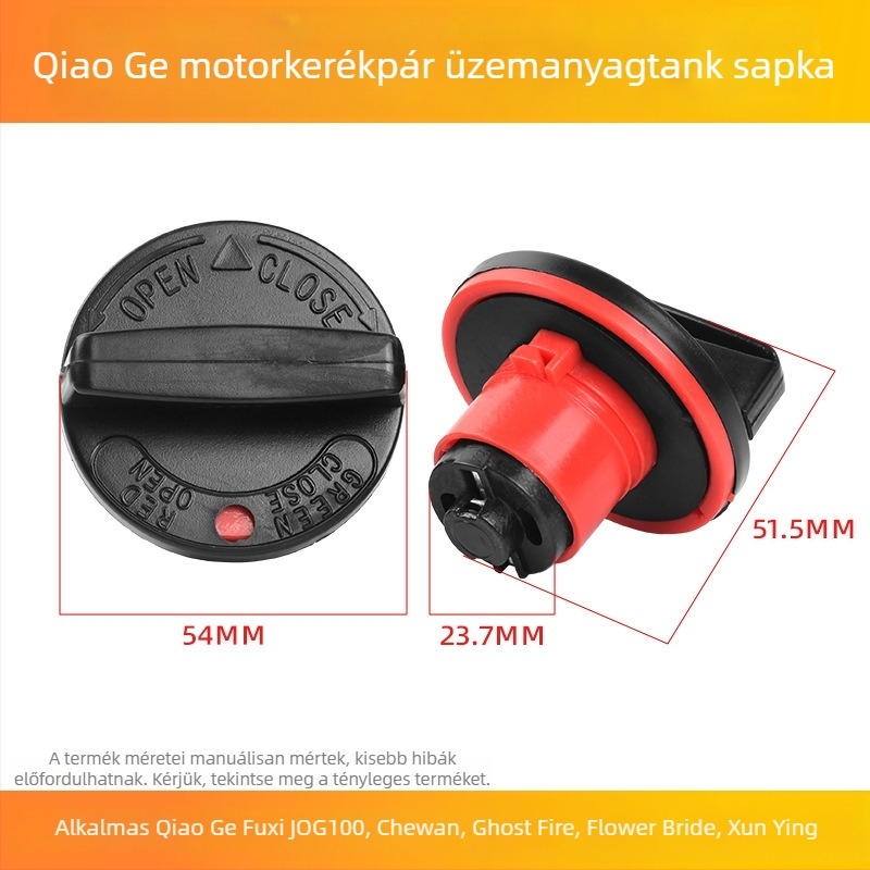 Motorkerékpár üzemanyagtartály fedél záras — Qiaoge 100 / Jog100, Mojielong