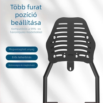 Elektromos jármű csomagtartó tartója és hátsó csomagtartó rack, 125-ös tartó motorkerékpárhoz, csomagtartó polc módosító kiegészítő, univerzális