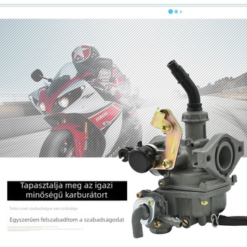 Motorkerékpár-karburátor PZ19, DY100/Dayang 100, görbült vázú háromkerekű motorhoz, típus 110