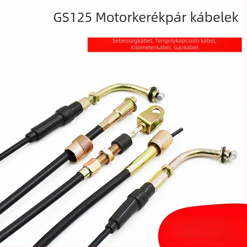 GS125 GN125 kilométeróra- és műszerkábel, vákuumos gyorsítókábel és kuplunghúzó kábel régi modellű motorkerékpárhoz