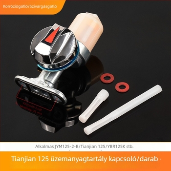 Motorkerékpár üzemanyag-tartály kapcsoló és olaj-szelep készlet JYM125/Tianjian 125