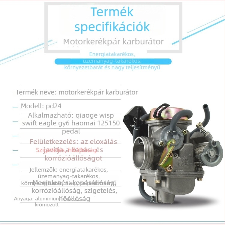 Guangyang GY6125 robogóhoz karburátor készlet (125/150cc)
