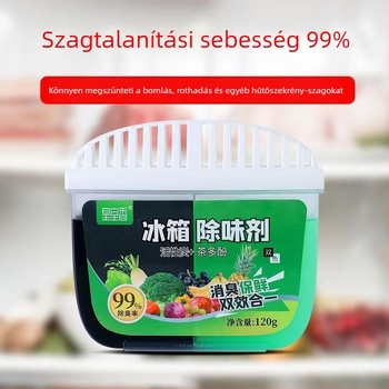 Két színű aktív szénnel készült hűtőszekrény dezodor