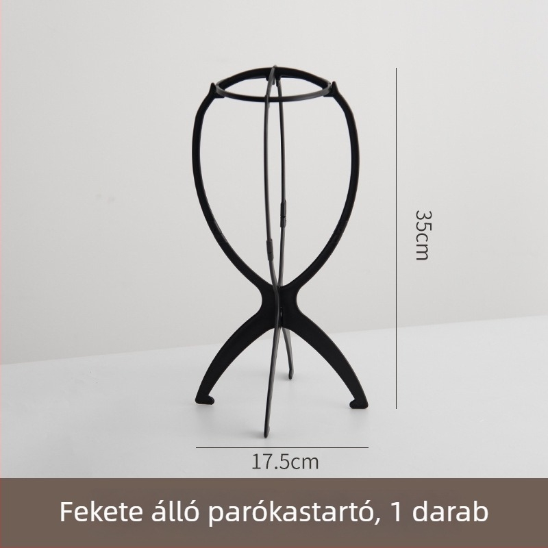 Parókaállvány otthoni használatra, ápolási és formázási kiegészítő, hordozható felakasztó, férfi cosplay-stílus eszköz