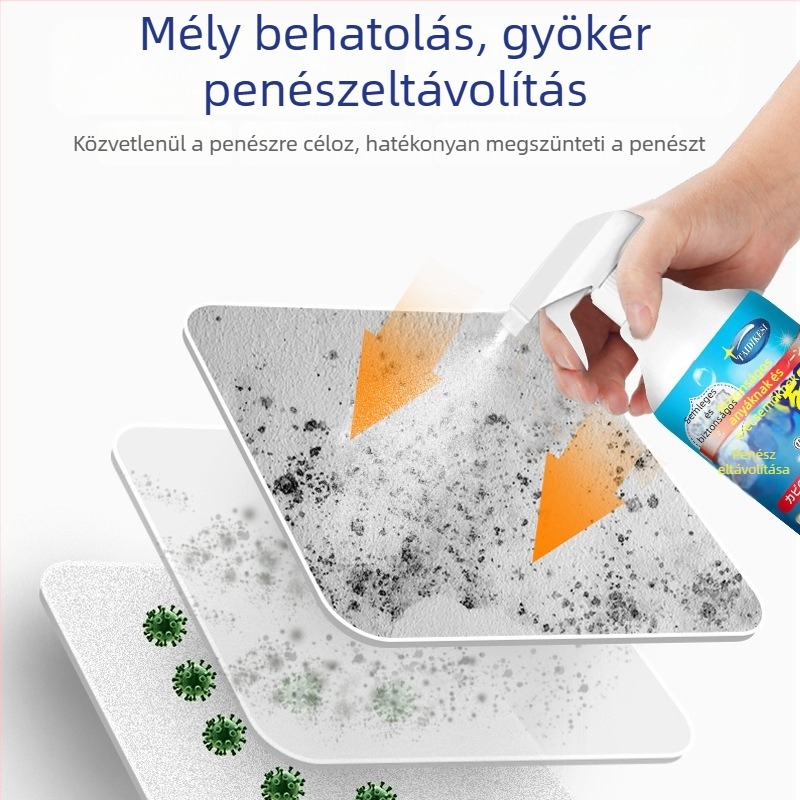 Penészeltávolító spray falakhoz, hűtőkhöz és mosógép tömítéseihez