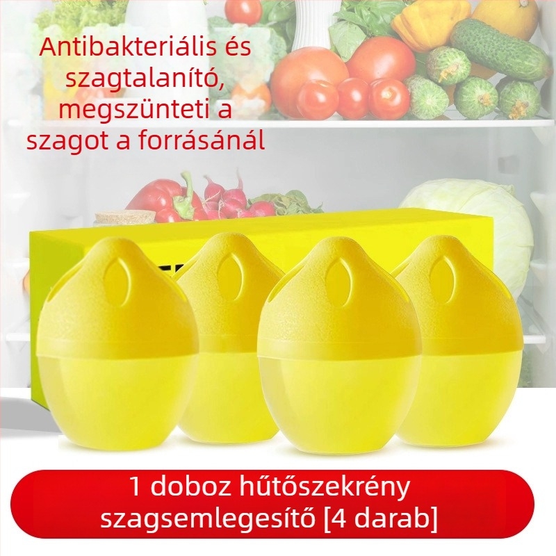 Quanyao Hűtőszekrény tojás alakú szagtalanító — szagok eltávolítása és frissítő hatás hűtőbe és fagyasztóba