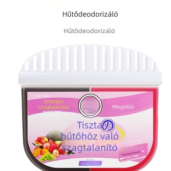 Otthoni aktív szén dezodoráló a hűtőszekrény tisztításához és szagok eltávolításához