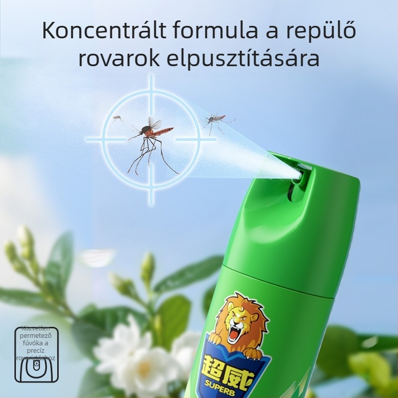 Chaowei jázmin illatú rovarirtó aeroszol: csótányok, hangyák, bolhák, legyek, ágyi poloska és szúnyogok ellen.