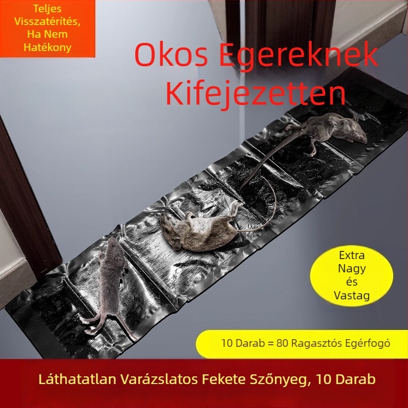 Nem mérgező ragadós egérfogó matrac, otthoni használatra — Hatékony a nagyobb egerek elfogására