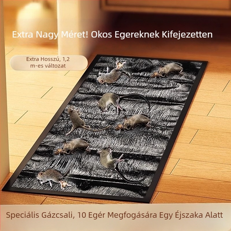 Nem mérgező ragadós egérfogó matrac, otthoni használatra — Hatékony a nagyobb egerek elfogására