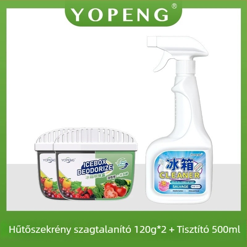 Yopeng Hűtőszekrény Deodorizáló Doboz Aktív Szénnel és Tea-Polifenolokkal, Két Színű