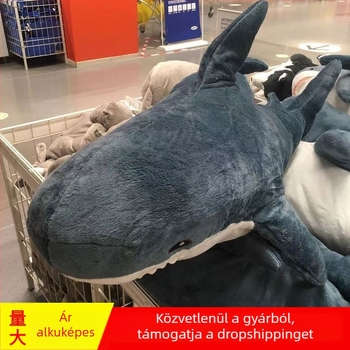 Cápa formájú plüss párna-baba nőknek
