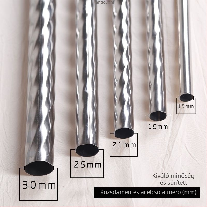 Rozsdamentes acél szúnyogháló tartó ágyhoz, 1,0 m, 1,5 m és 1,8 m méretekhez, megerősített T-csatlakozó készlet