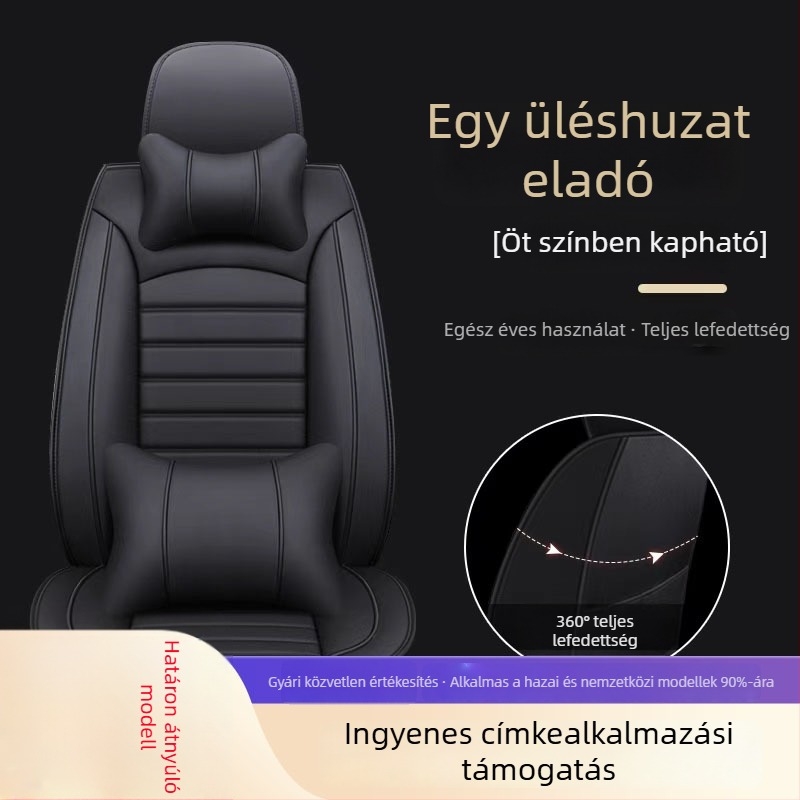 Négy évszakos univerzális autóülésvédő, kopásálló anyagból, illeszkedő üléspárnákkal
