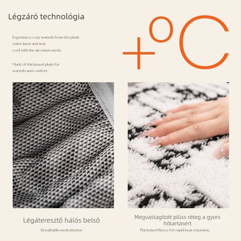 Bársonyhatású étkezőszék-takaró – rugalmas, por- és kopásálló, geometriai mintával