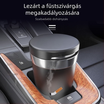 Hordozható hamutál autóhoz és otthonhoz, kettős használat