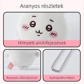 Szuper aranyos Usagi plüss hátizsákmedál — puha plüss játékbaba
