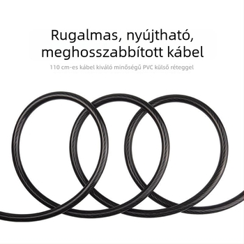 Hegyi kerékpár kombinációs zár, acélkábel, lopás elleni, univerzális kerékpáros felszerelés