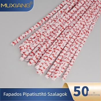 Pipa tisztító eszköz tiszta pamutszalaggal, szálmentes, sörtés tisztító rúd, speciális kiegészítő pipához