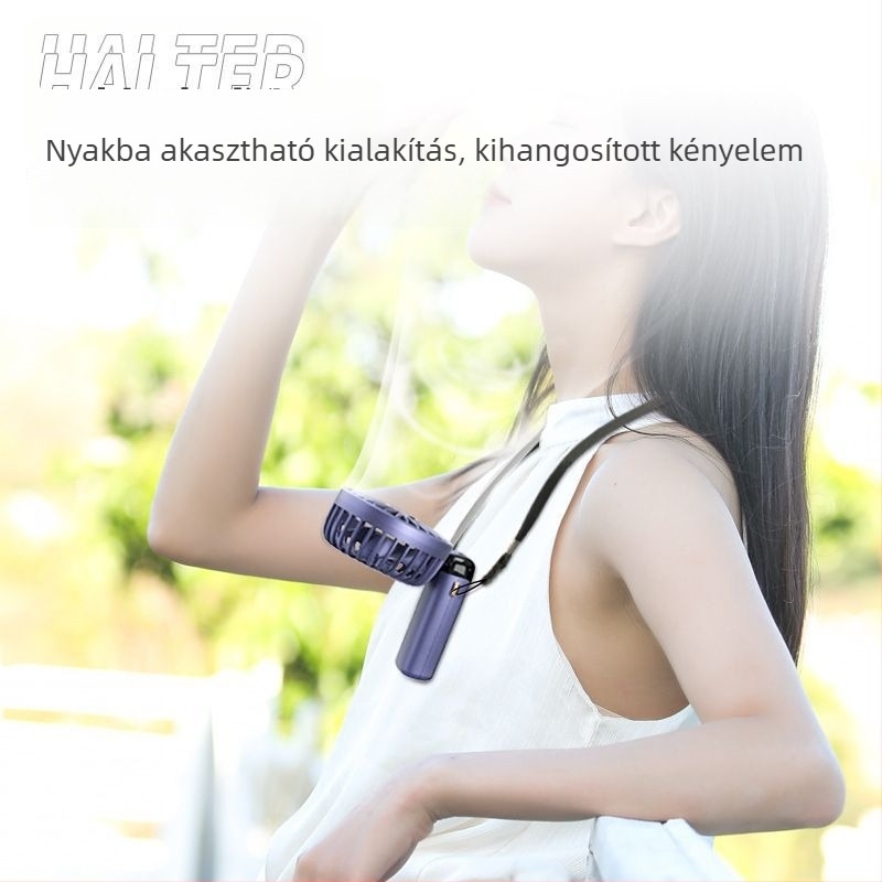 USB kézi ventilátor, mini hordozható diák ventilátor digitális kijelzővel, összecsukható aromaterápiás kis elektromos ventilátor