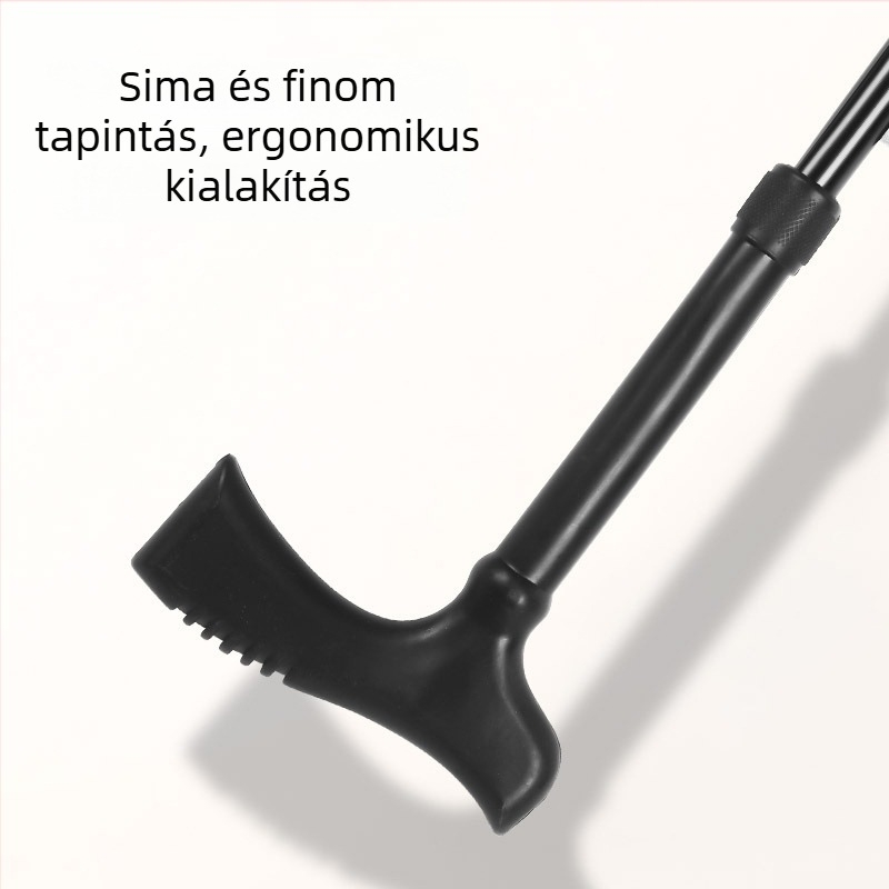 Hosszú fogantyújú napvédő sétabot esernyő, többfunkciós idős sétabot, csúszásmentes és szélálló kialakítás