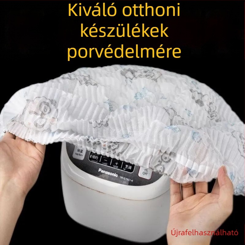 Nem szövött anyagból készült porvédő háztartási készülékekhez – multifunkcionális, vastagított, extra-nagy méretű padlón álló ventilátorhoz