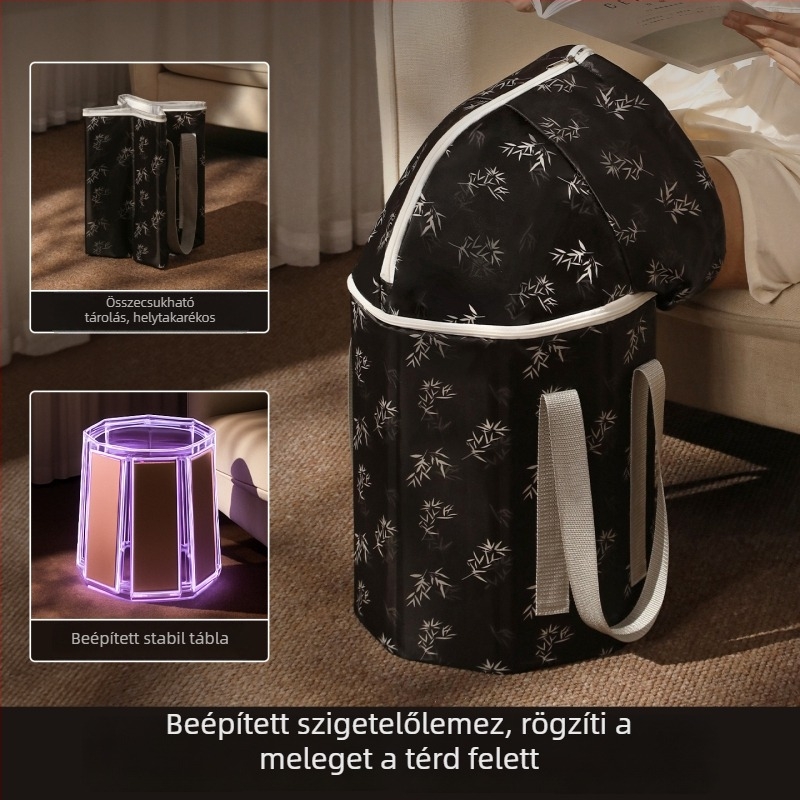 Összecsukható lábfürdő kád otthoni használatra, mély a lábszárig, gőzölős lábfürdő, szigetelt medence