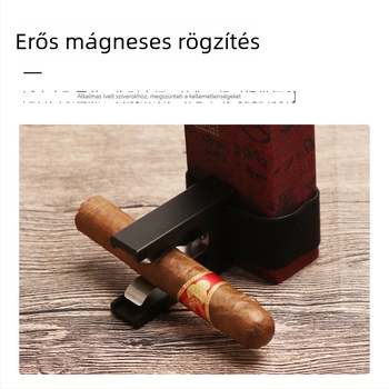 Mágneses szivartartó – kültéri, hordozható, állítható, golf-stílusú