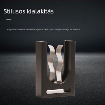Mágneses szivartartó – kültéri, hordozható, állítható, golf-stílusú